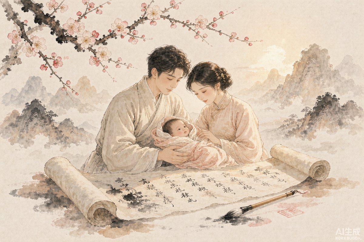 给宝贝取名 新手爸妈最头疼的取名问题